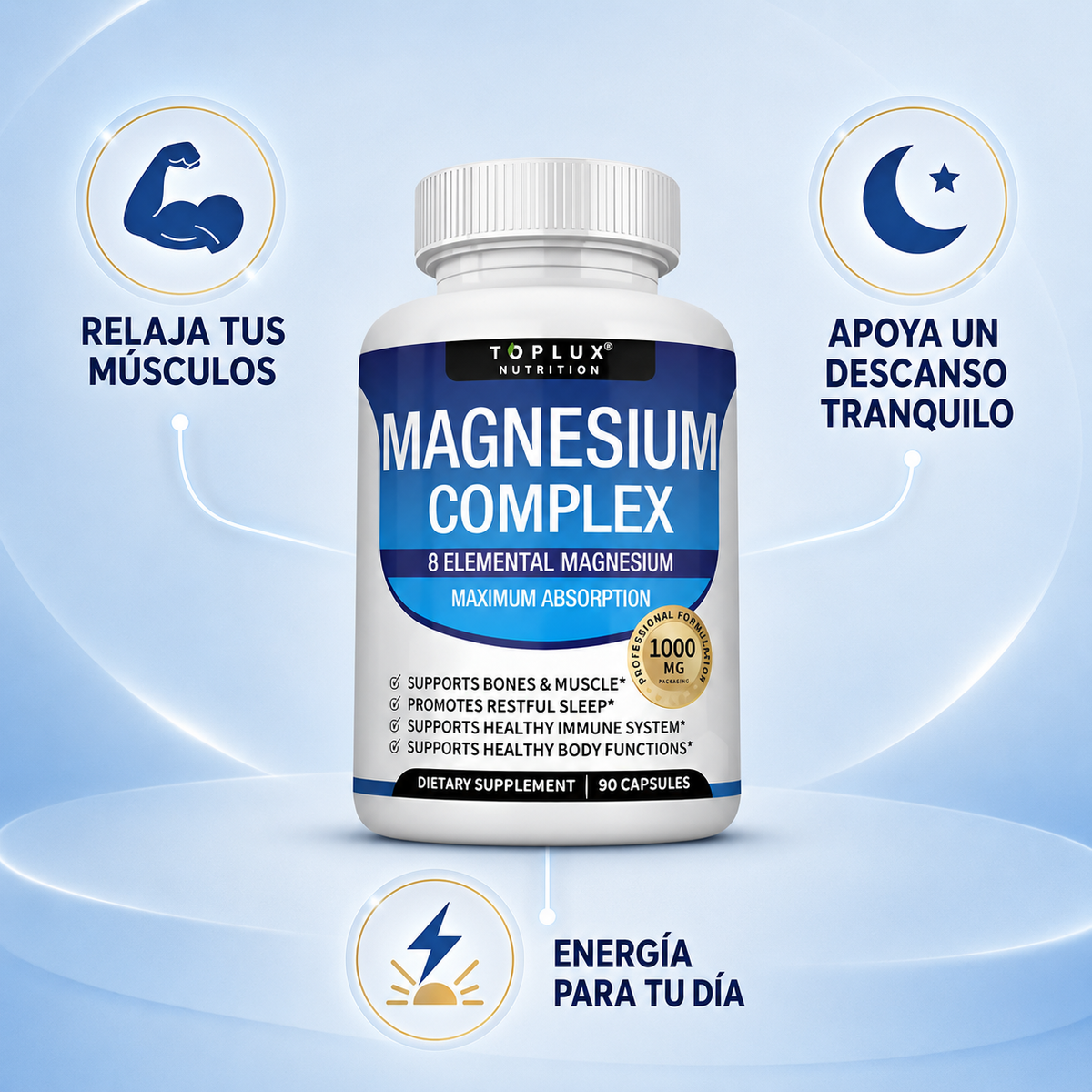 Magnesium Complex: Despierta con más energía, vive con más ganas